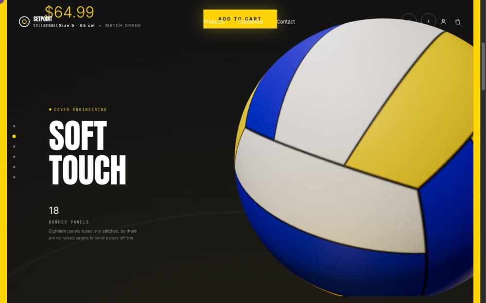 Setpoint Volleyball - Match Ball Product Site — gallery 2