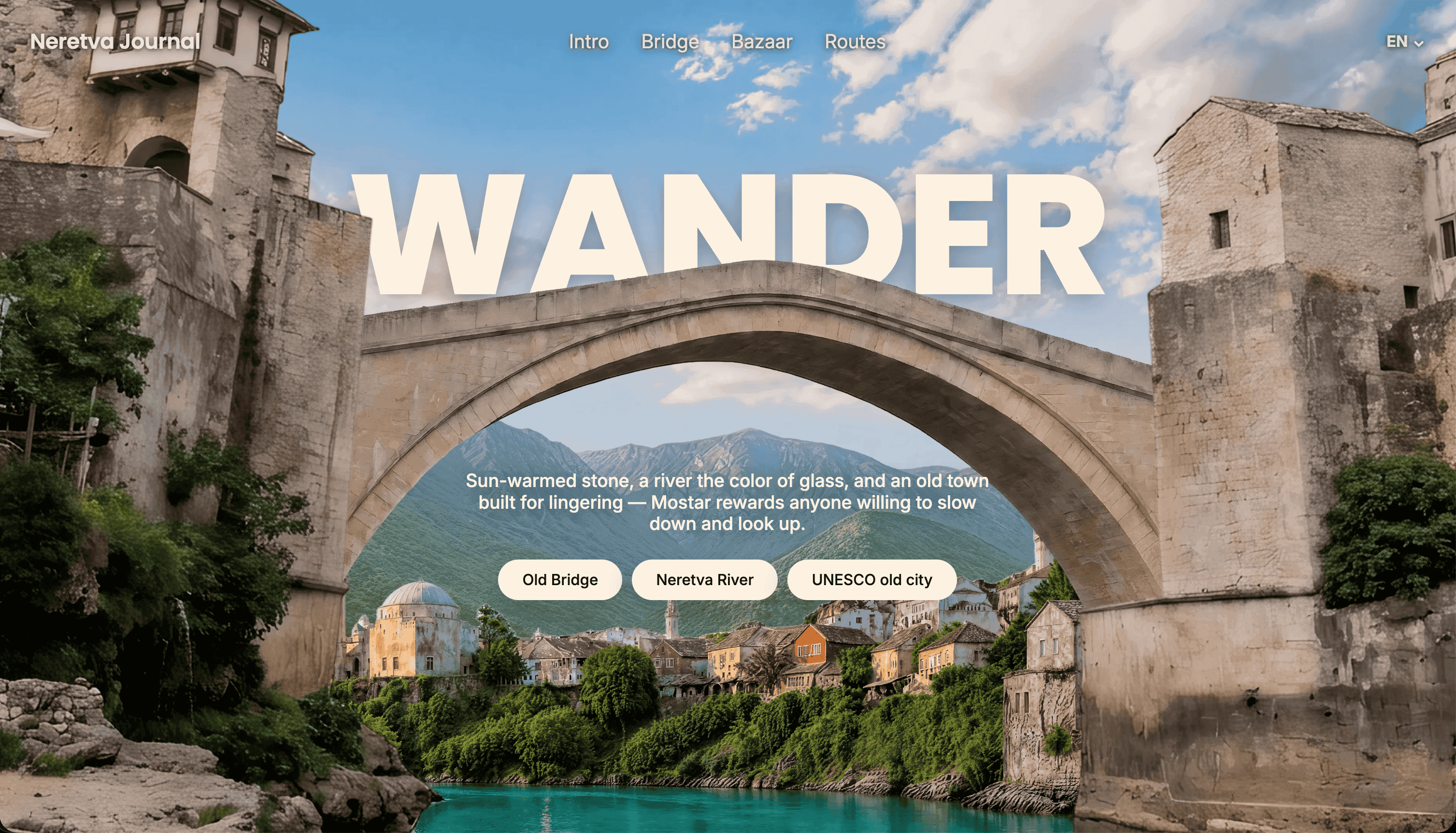 Wander - Cinematic Scroll Story — gallery 1