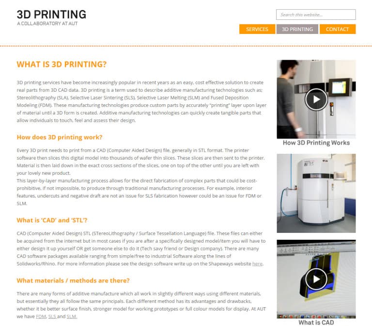 AUT 3D Printing — gallery 3