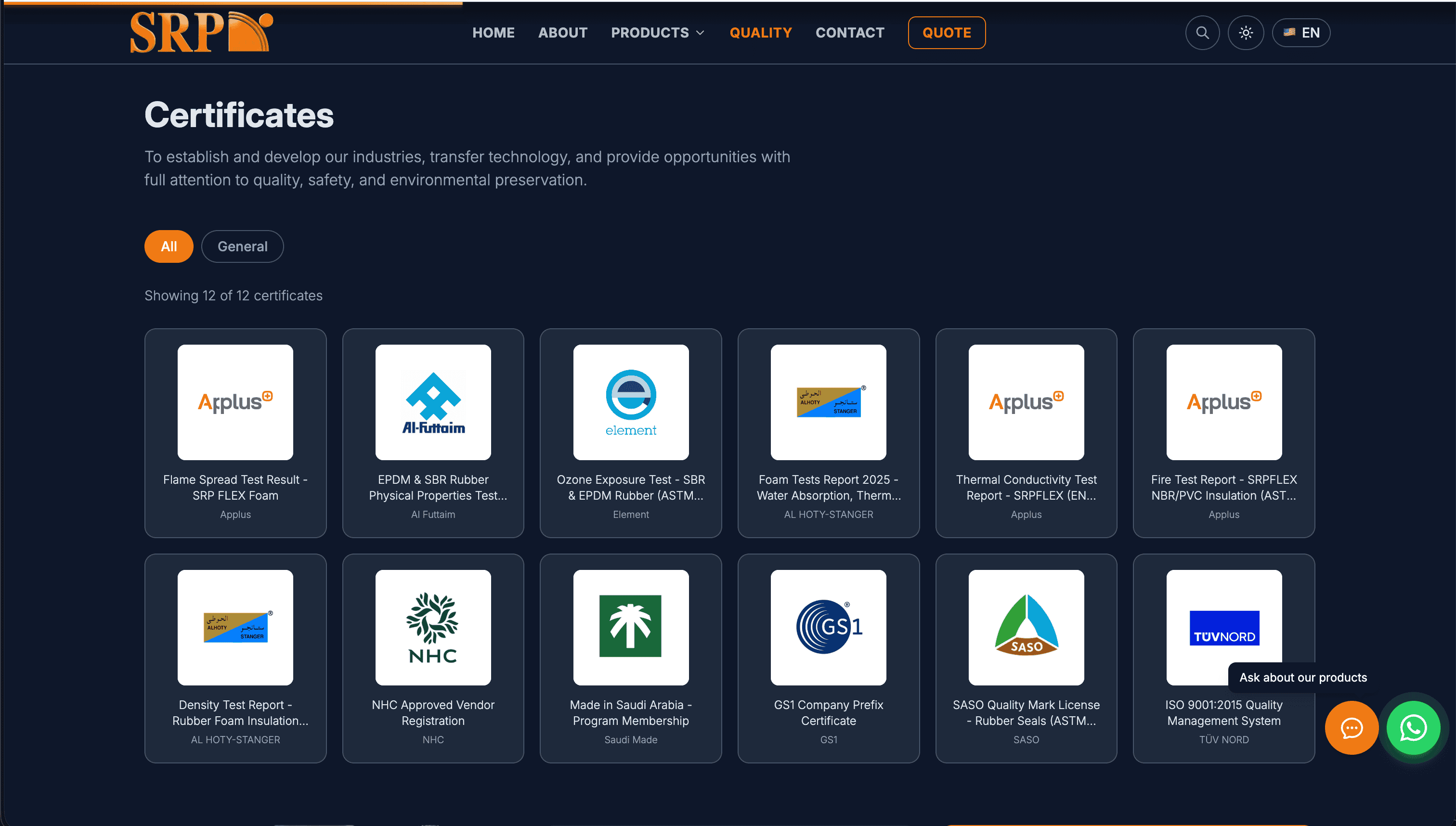 SRP Corporate Website — gallery 4