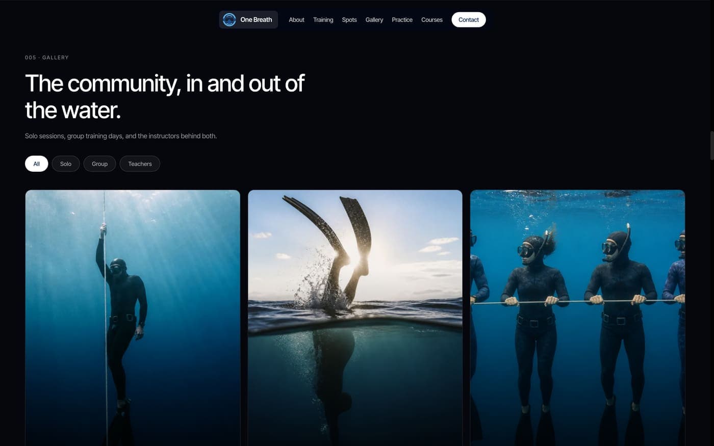 One Breath - Freediving Training & Community — gallery 4